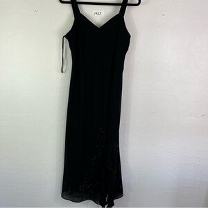 Guilia Black Beaded Dress size:12